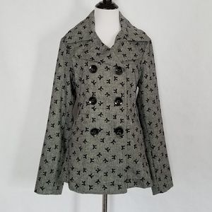 Moon Collection Double Breasted Pea Coat